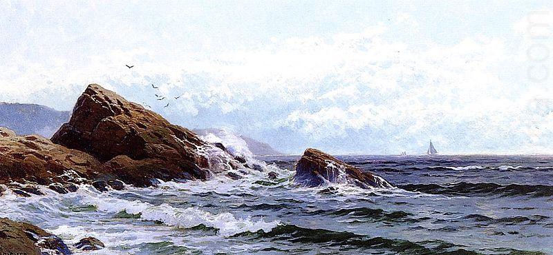 Alfred Thompson Bricher Crashing Waves china oil painting image